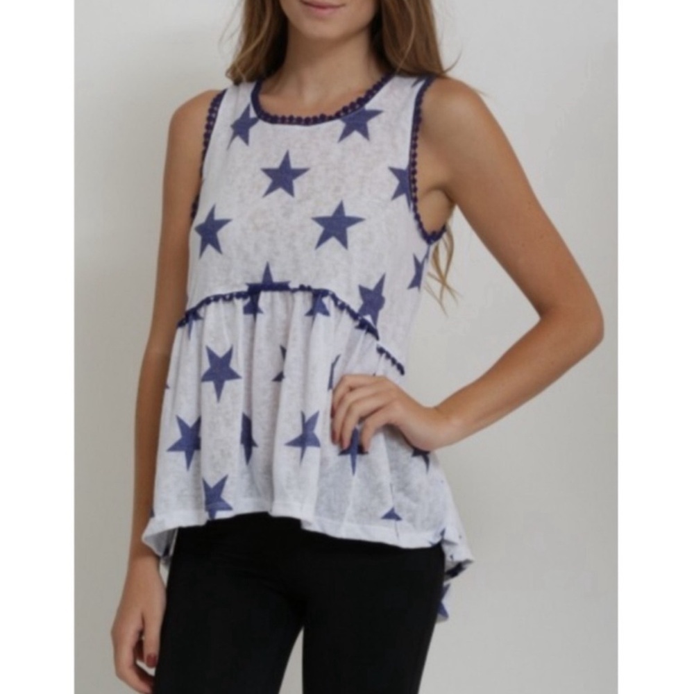 BABY DOLL SLEEVELESS TOP SIZE SMALL NWT⭐️